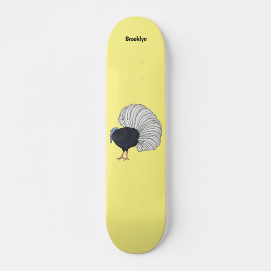 Skateboard Illustration du faisan de Bulwer (Devant)