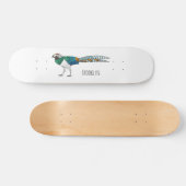 Skateboard Illustration du faisan de Lady Amherst (Horz)
