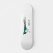 Skateboard Illustration du faisan de Lady Amherst (Devant)