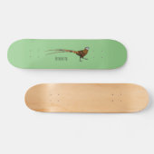 Skateboard Illustration du faisan de Reeves (Horz)