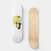Skateboard Illustration du fourgonnette de livraison (Recto)