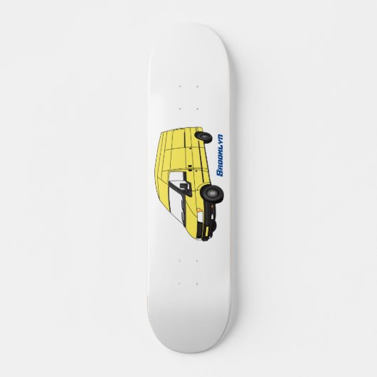 Skateboard Illustration du fourgonnette de livraison (Devant)