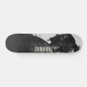 Skateboard Illustration du guerrier samouraï (Horz)