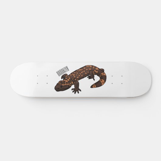 Skateboard Illustration du monstre Gila (Horz)