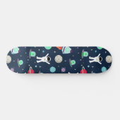 Skateboard Illustration du Motif spatial (Horz)