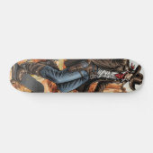 Skateboard Illustration du patinage de cowboy (Horz)