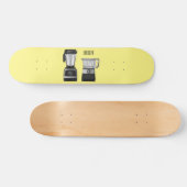 Skateboard Illustration du processeur et du mixeur alimentair (Horz)