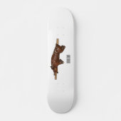 Skateboard Illustration du rôti de porc / rôti de porc (Devant)