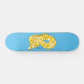 Skateboard Illustration du serpent python birman (Horz)
