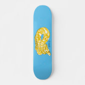 Skateboard Illustration du serpent python birman (Devant)