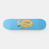 Skateboard Illustration du serpent python birman (Horz)