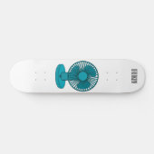 Skateboard Illustration du ventilateur (Horz)