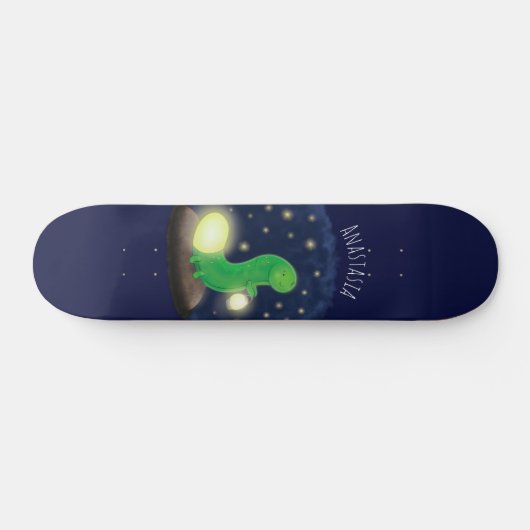 Skateboard Illustration du ver vert mou (Horz)