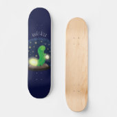 Skateboard Illustration du ver vert mou (Recto)