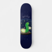 Skateboard Illustration du ver vert mou (Devant)