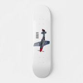 Skateboard Illustration d'un avion de chasse-bombardier (Devant)