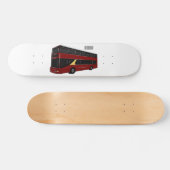 Skateboard Illustration d'un bus à deux étages (Horz)