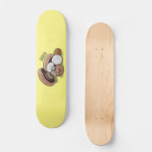 Skateboard Illustration d'un champignon (Recto)