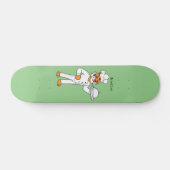 Skateboard Illustration d'un chef tigre drôle et mignon  (Horz)