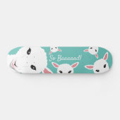 Skateboard Illustration d'un jouet animal Turquoise si mauvai (Horz)