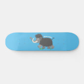 Skateboard Illustration d'un mammouth laineux mou (Horz)