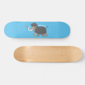 Skateboard Illustration d'un mammouth laineux mou (Horz)