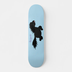 Skateboard Illustration d'un poney de Shetland mignon