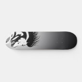 Skateboard illustration dynamique de cheval (Horz)