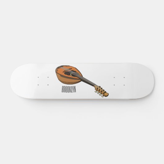 Skateboard Illustration en mandoline (Horz)