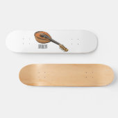 Skateboard Illustration en mandoline (Horz)