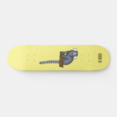 Skateboard Illustration marmoset commune (Horz)
