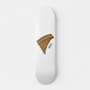 Skateboard Illustration Pan flûte / panpipes