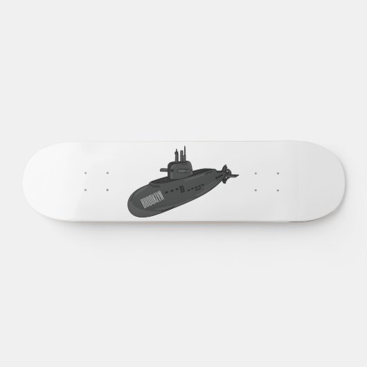 Skateboard Illustration sous-marine (Horz)