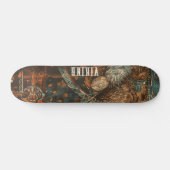 Skateboard Illustration Viking Warrior (Horz)