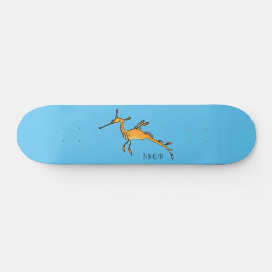 Skateboard Illustration Weedy seadragon (Horz)