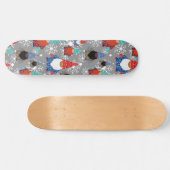 Skateboard Illustrations de flocon de neige Gnome Motif de No (Horz)