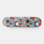 Skateboard Illustrations de flocon de neige Gnome Motif de No (Horz)