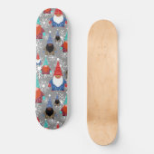 Skateboard Illustrations de flocon de neige Gnome Motif de No (Recto)