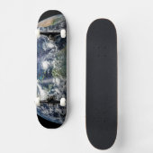 Skateboard Image Mosaïque De La Planète Terre Avec 3 Ouragans (Recto)