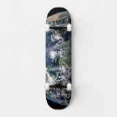 Skateboard Image Mosaïque De La Planète Terre Avec 3 Ouragans (Recto)
