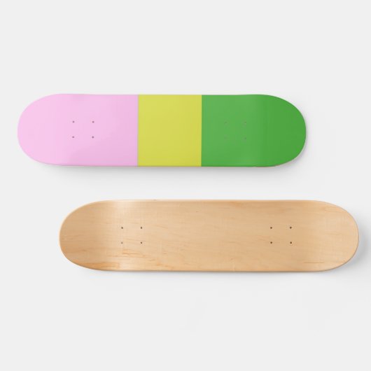 Skateboard image trois couleurs art (Horz)