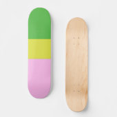 Skateboard image trois couleurs art (Recto)