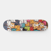 Skateboard Imaginaire Feline : Cute Anime Cats Galore (Horz)