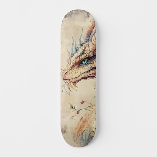 Skateboard Imaginaire mythologique Dragon Girly Skate Deck (Recto)