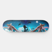 Skateboard Imaginaire romantique Mythique Sirène marin Marine (Horz)