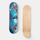 Skateboard Imaginaire romantique Mythique Sirène marin Marine (Recto)