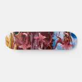 Skateboard Imaginaire rouge de dragon (Horz)