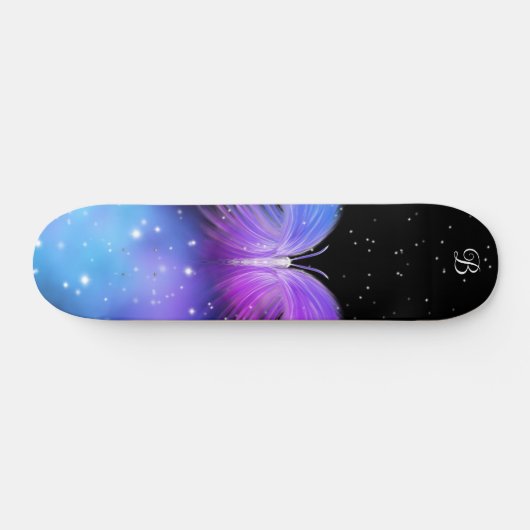 Skateboard Imaginaire spatial Papillon cosmique (Horz)