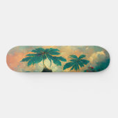 Skateboard Imaginaire tropical Mer & Palmiers (Horz)