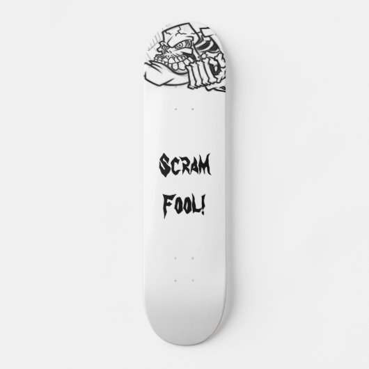 Skateboard Imbécile d'arrêt d'urgence (Recto)
